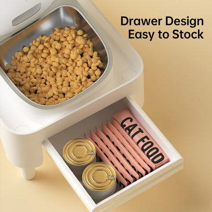 Elevated Holder for Automatic Pet Feeders Adjustable Height Suitable for Pets Cat Dog Feeder Bowl Accessories