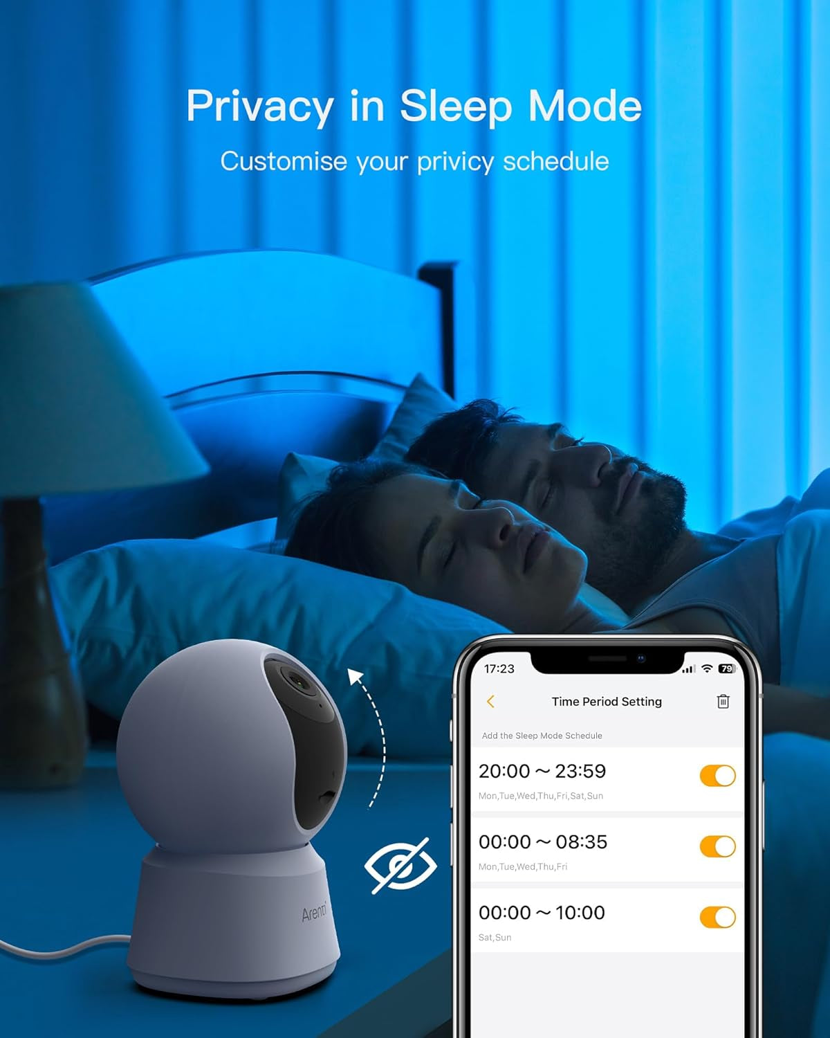 3K 5MP Pet Dog Cameras with App,5Ghz&2.4G Wifi 6 Baby Monitor,Security Camera Indoor,Motion Tracking,Sound Detection,Night Vision,360°View,Two-Way Audio,Works with Alexa (P2F)