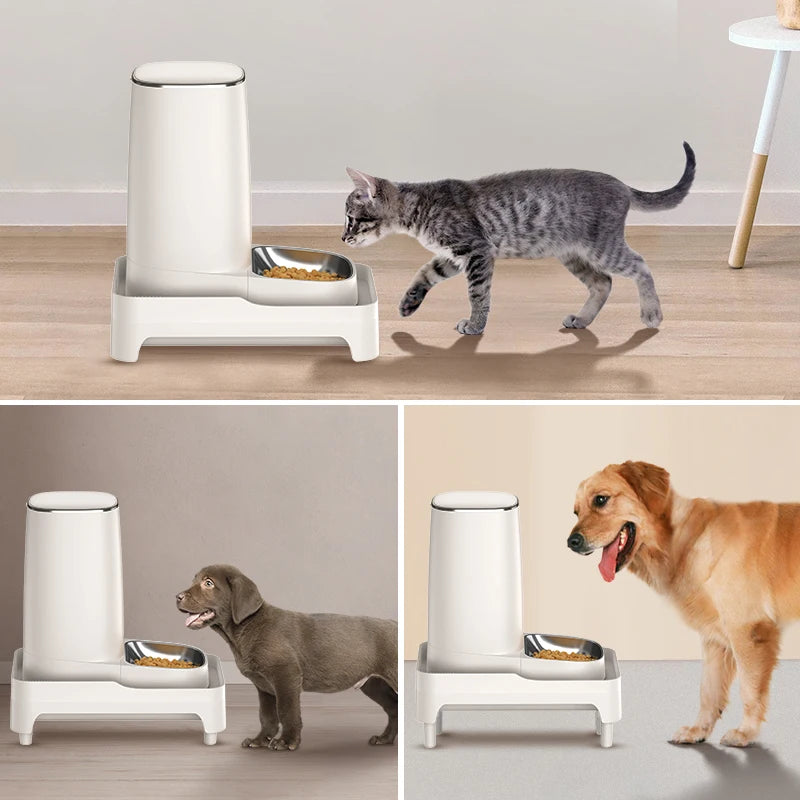 Elevated Holder for Automatic Pet Feeders Adjustable Height Suitable for Pets Cat Dog Feeder Bowl Accessories