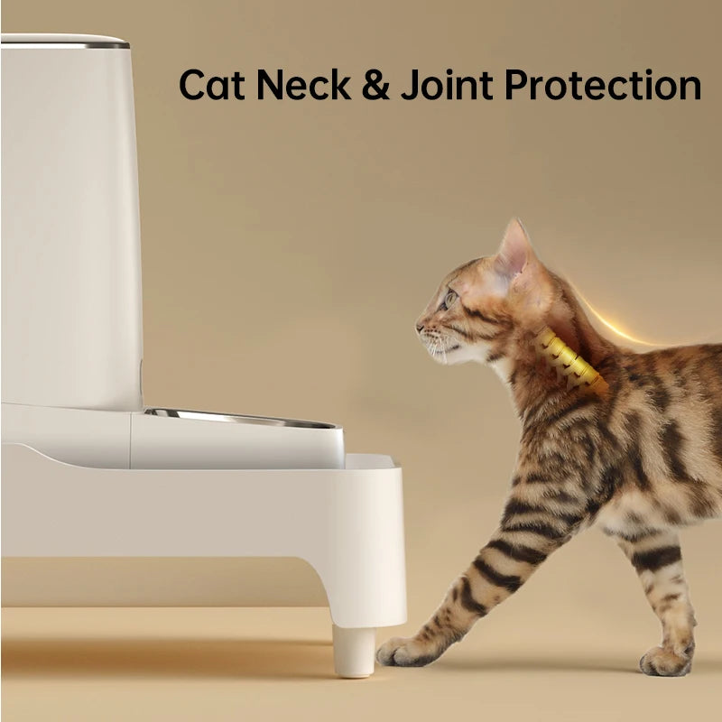 Elevated Holder for Automatic Pet Feeders Adjustable Height Suitable for Pets Cat Dog Feeder Bowl Accessories